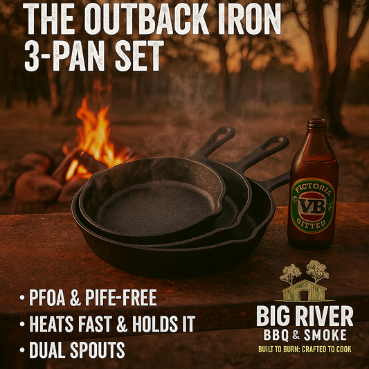 🔥 THE OUTBACK IRON 3-PAN SET 🔥