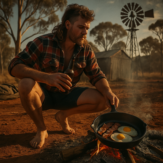 🔥 THE BUSH BASTARD – 6” CAST IRON SKILLET 🔥