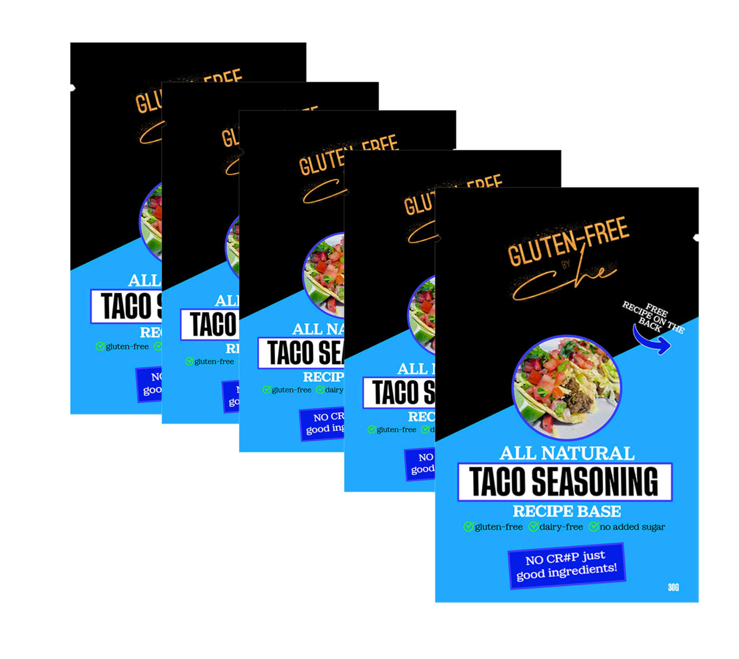 Gluten-Free Taco Seasoning Recipe Base (5 Pack)-0