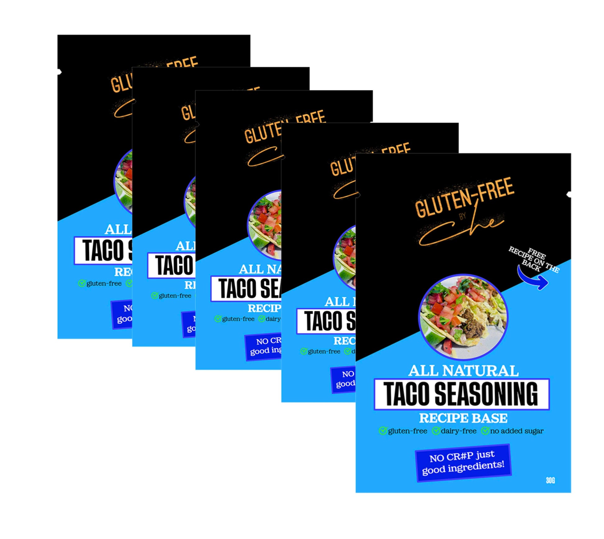 Gluten-Free Taco Seasoning Recipe Base (5 Pack)-0